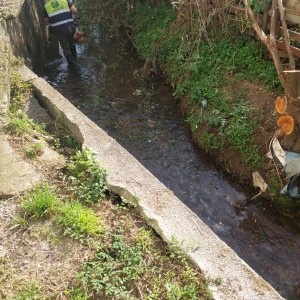 Limpeza linhas de água